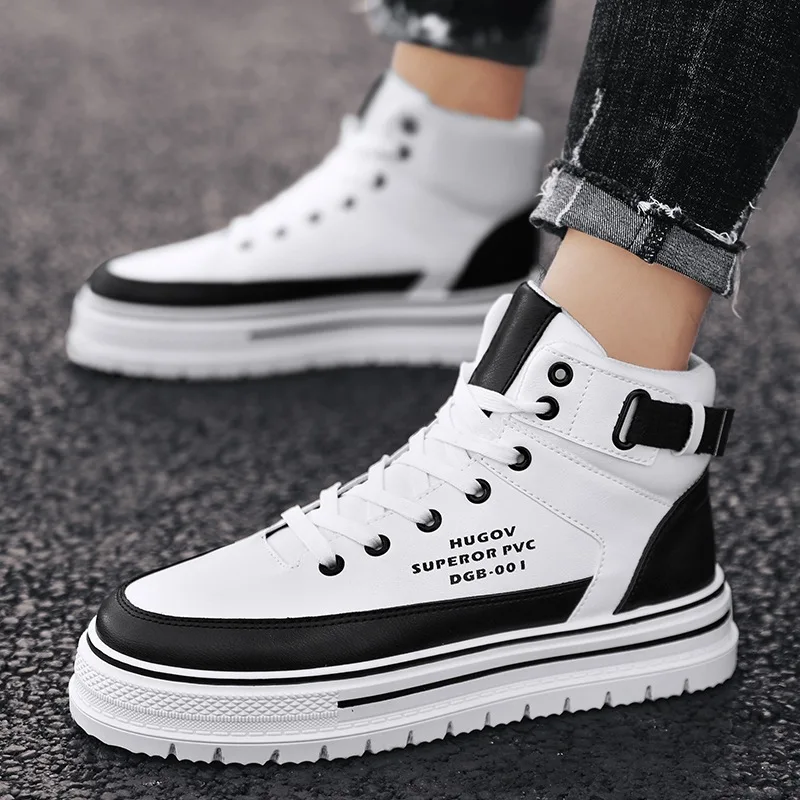 

Mandarin Duck Board Shoe Men's Versitile Fashion Trendy Shoes Autumn & Winter New Style Hight-top MEN'S Shoes Online Celebrity H