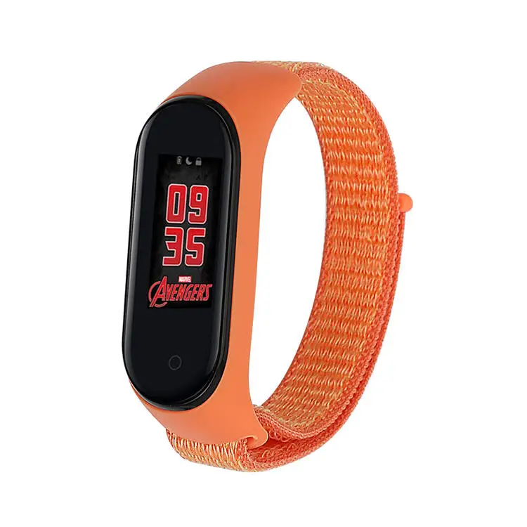 Nylon Strap Wristband for Xiaomi Mi Band 5 4 3 Wrist Bracelets Sport loop watch Belt Smart Watch Band Replacement Accessories 