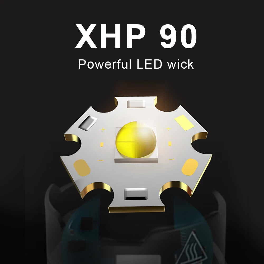 Супер мощный фонарик XHP90 Q5 светодиодные Яркие мини фонарики 18650 для охоты с USB