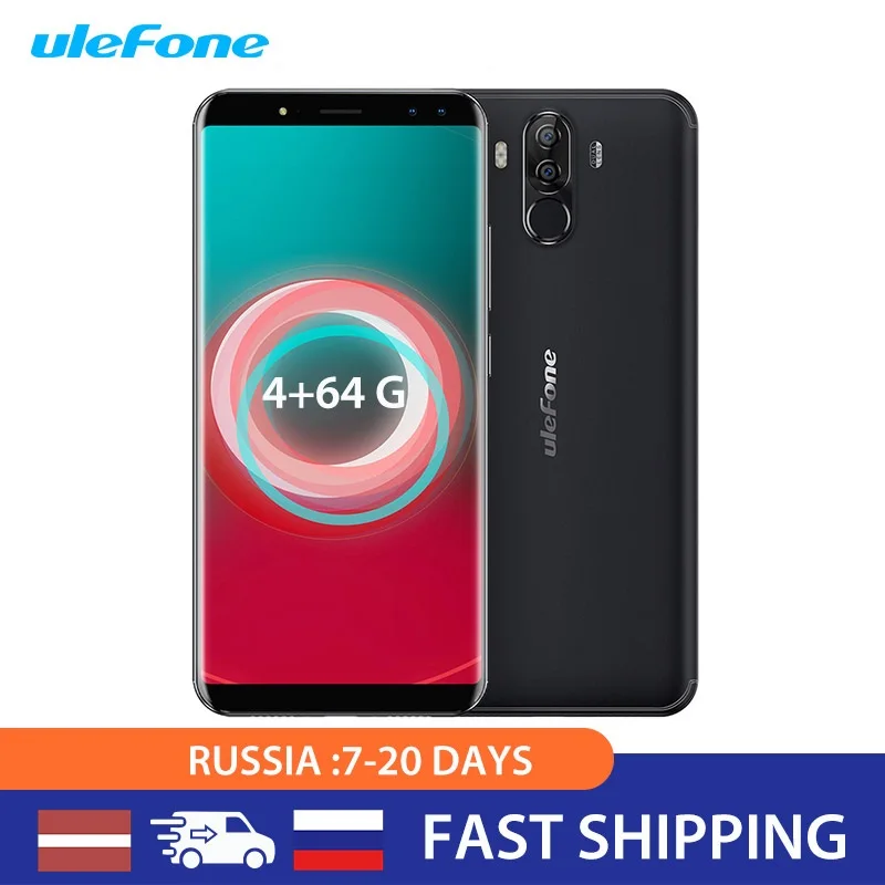 Ulefone power 3S 6," 18:9 FHD+ Android 8,1 мобильный телефон MTK6763 Восьмиядерный 4 Гб+ 64 Гб 16 МП 4 камера 6350 мАч Face ID 4G смартфон