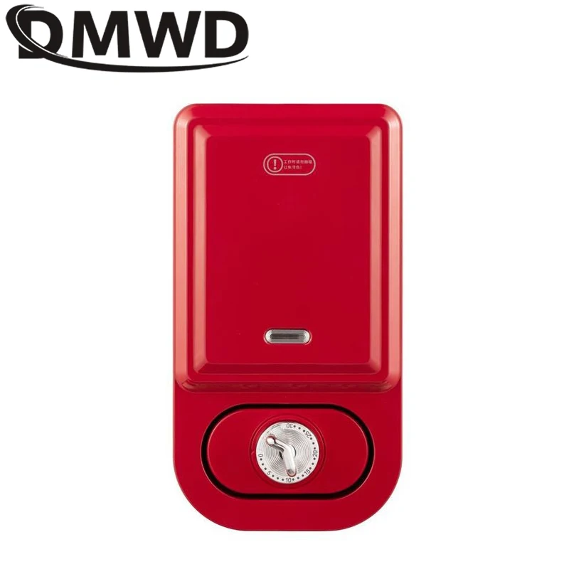 DMWD Electric Sandwich Maker Timing Waffle Maker Breakfast Toaster Donut Baking Machine Multifunctional Egg Takoyaki Cake Oven