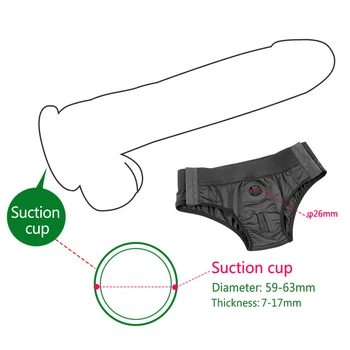 Wearable Strapon Dildo for Lesbian G spot Stimulator Adult Sex Toys Panties Strap On Penis Pants Sex Toys for Women Erotic Toys 6