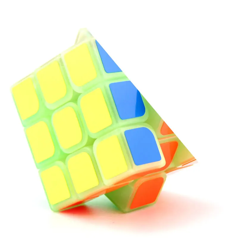 Высококачественный YongJun SuLong 3x3x3 магический куб YJ фосфоресцирующий 3x3 ночник Neo speed Puzzle Рождественский подарок детские игрушки