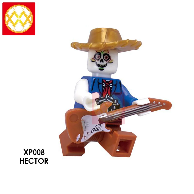 XP008 Одиночные ABS строительные блоки Marshmellos Hulk Hogan Jackson DJ kiss группы знаменитостей кирпичи экшн-модель детские игрушки для детей - Цвет: XP008