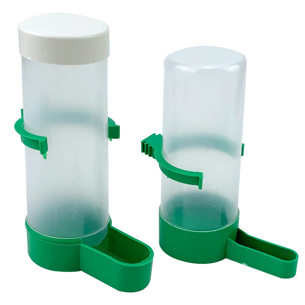 Bird Feeder Parrot Feeder Bird Water Drinker Pet Water Feeder Bird Supplies 1pcs Bird Water Drinker Feeder Automatic Drinking Fountain Pet Parrot Cage Bottle Drinking Cup Bowls Dispenser
