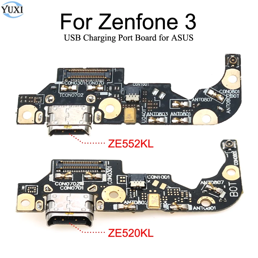 YuXi 1 шт. для Asus Zenfone 3 ZE520KL ZE552KL USB зарядный порт микрофон док-станция коннектор плата