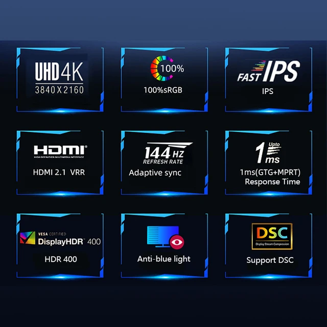 Achetez en gros Vente En Gros 28 hdmi2.1 4k 144hz Moniteur De Jeu Kvm  Support Ps5/xbox Usb-c 65w Alimentation G-sync Gratuit Sync Chine et  Moniteur De Jeu à 257 USD