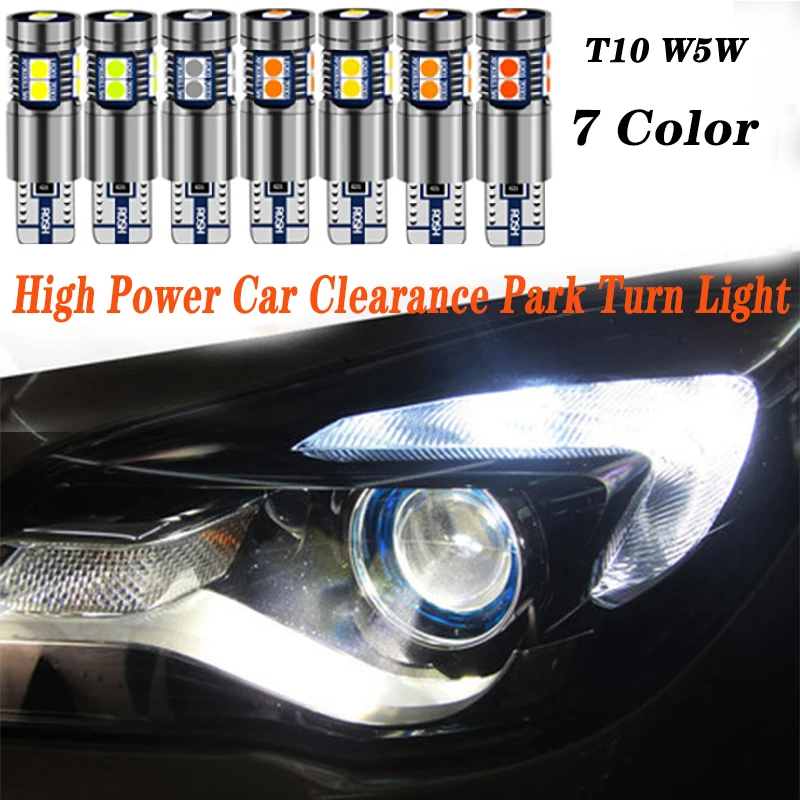 

High Power Car Clearance Park Turn Light T10 9 LED For Peugeot 206 307 407 308 208 3008 Toyota Corolla Yaris Rav4 Avensis Mini