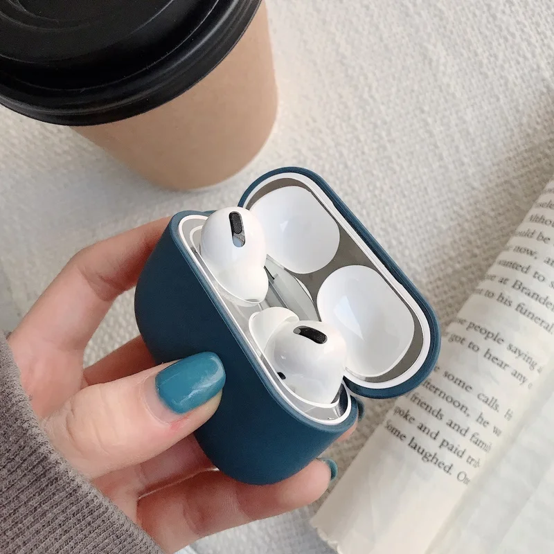 Оригинальный чехол для Apple Airpods Pro беспроводных Bluetooth наушников Футляр