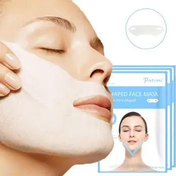 

1 Pcs Face-Lift Masker Gel Ontwerp Massage Afslanken Shaper Anti Rimpel V Lijn Verminder Dubbele Kin Gezicht Dunne masker Vrouwe