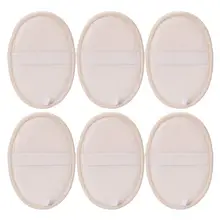 6 шт Овальные чистящие полотенца натуральная Мочалка для ванны отшелушивающая губка мочалка бежевый