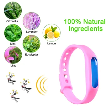 

12pcs Insect Bug Repeller Repellent Wrist Band Bracelet Ultrasonic Anti Mosquito Waterproof Bracelets Pest