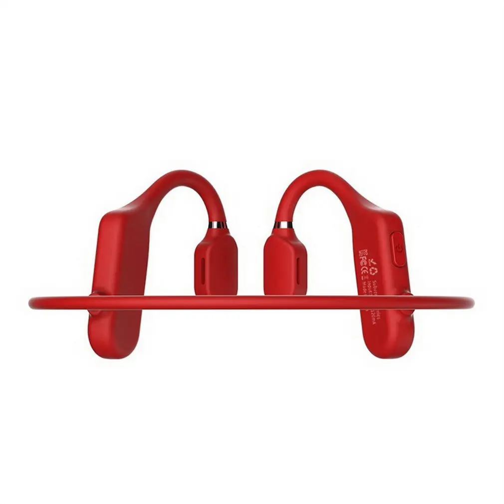 Waterproof Wireless Bone Conduction Headset Wireless Not In Ear Comfortable Ear Hook Wear Double Listening Sports Earphone