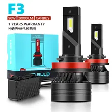F3 90W H7 Led Canbus 20000LM высокое Мощность фар H1 H4 H8 H11 9005 9006 Hb3 9004 9007 H13 9012 Светодиодная лампа Turbo лампы для автомобилей 2 шт F3 90W H7 Led Canbus 20000LM высокое Мощность фар H1 H4 H8 H11 9005 9006 Hb3 9004 9007 H13 9012 Светодиодная лампа Turbo лампы для автомобилей 2 шт