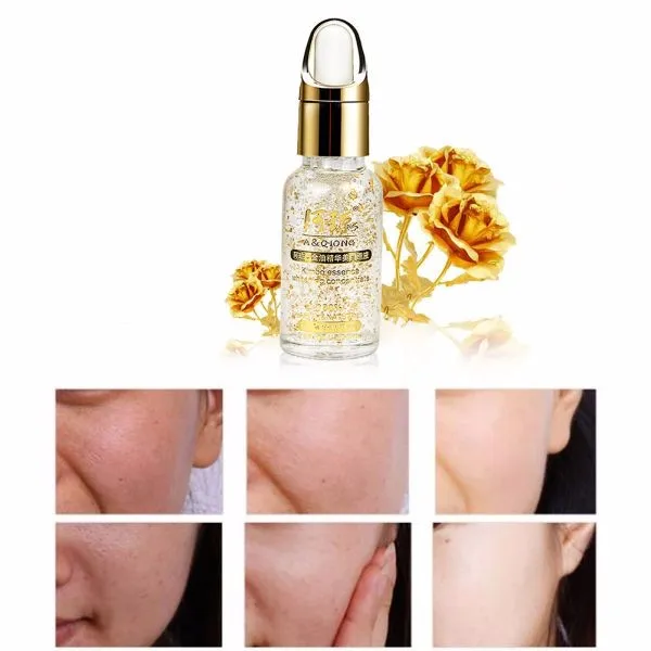 24k Pure Gold Foil Whitening Moisturizing Essence Acid Liquid Cream Hot Sale Comfortable And Breathable Stylish Simplicity