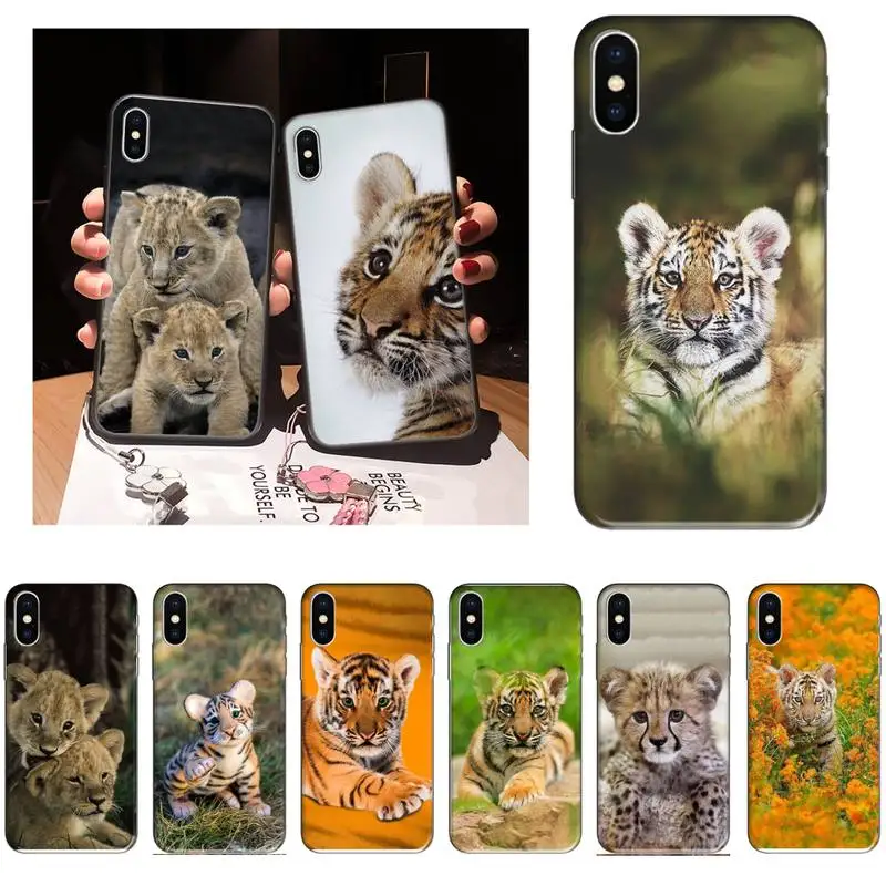 XWYING милый детский Тигр чехол для телефона iPhone 12 Mini 11 Pro XS Max X XR 7 8 Plus | Мобильные