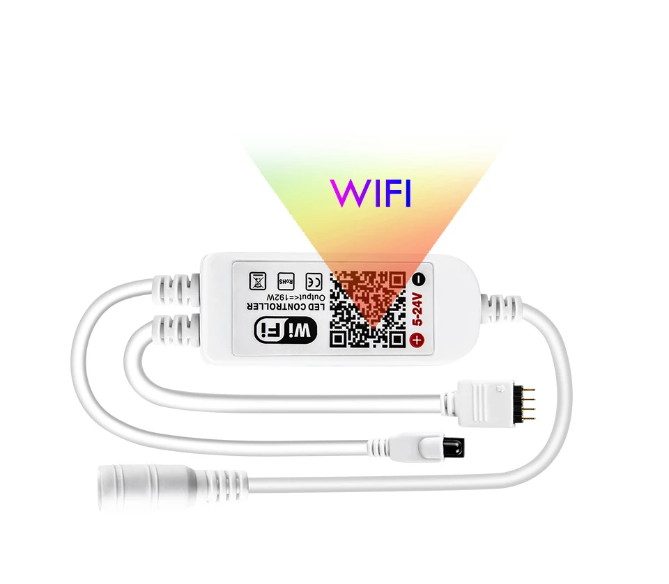 Wifi RGB светодиодная лента SMD2835 Светодиодная лента 234 светодиодный/с Диодная гибкая лента управление приложением работа с Alex Google Assistant