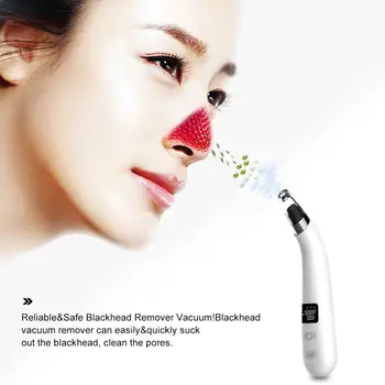 

Clearance sale Blackhead Pore Facial Acne Remover Extractor Pore Cleaner Tools Kit USB Rechargeable LED Display Devices