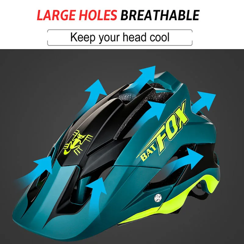 BATFOX велосипедный шлем TRAIL XC в форме MTB дорожный горный для мужчин и