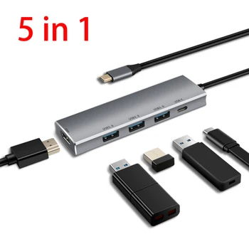 

Docking station notebook docking station type-C to HDMI USB3.0 PD power converter aluminum usb type-c