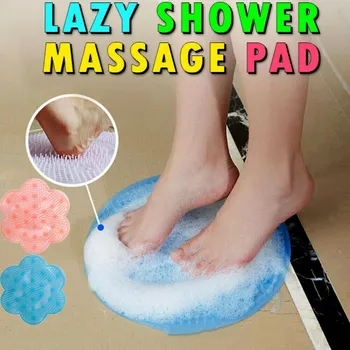 

1PC Bath Mat Massage Pad Silicone Bathroom Shower Mat Non-Slip Bathroom Cleaning Tools