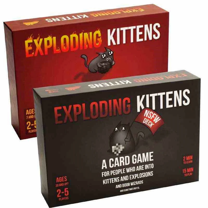 

NEW Exploding NSFW Edition Card Kittens Games English Version