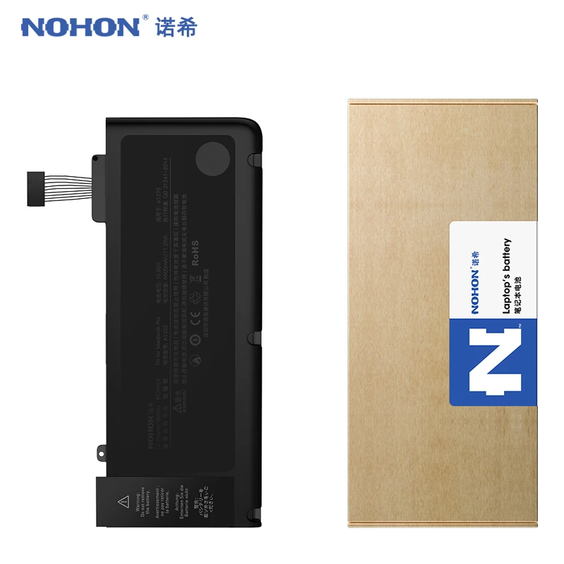 NOHON ноутбук Батарея A1322 для Apple Macbook Pro 1" A1278 Mid 2009 2010 2011 2012 MC101 MD101 MD313 MD314 MB990 MB991 MC700