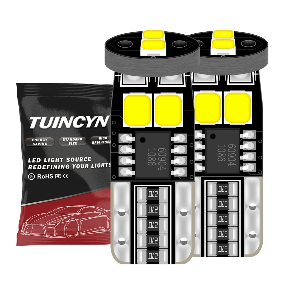 2x T10 W5W Автомобильная фотоламсветильник 194 501 6SMD 3030 фонасветильник детской лампы