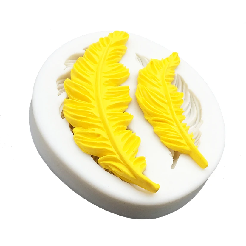 Feder Silikon Sugar Cupcake Backform Fondant Kuchen Dekorieren Werkzeuge – Detail 8
