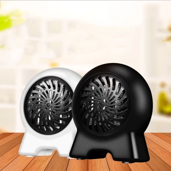 

500W Energy-Saving Small Electric Space Heater Portable Ceramic Mini Heater with Overheat Protection for Office Desktop Use EU P