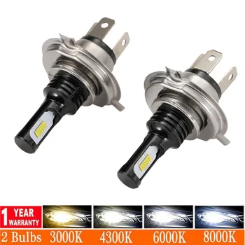 

2Pcs Nimi H1 H3 H4 H7 H11 9005 9006 H27 Auto motocycle LED Car Headlight Bulbs Hi-Lo Beam Moto 6000K 3000K 8000K Fog Light