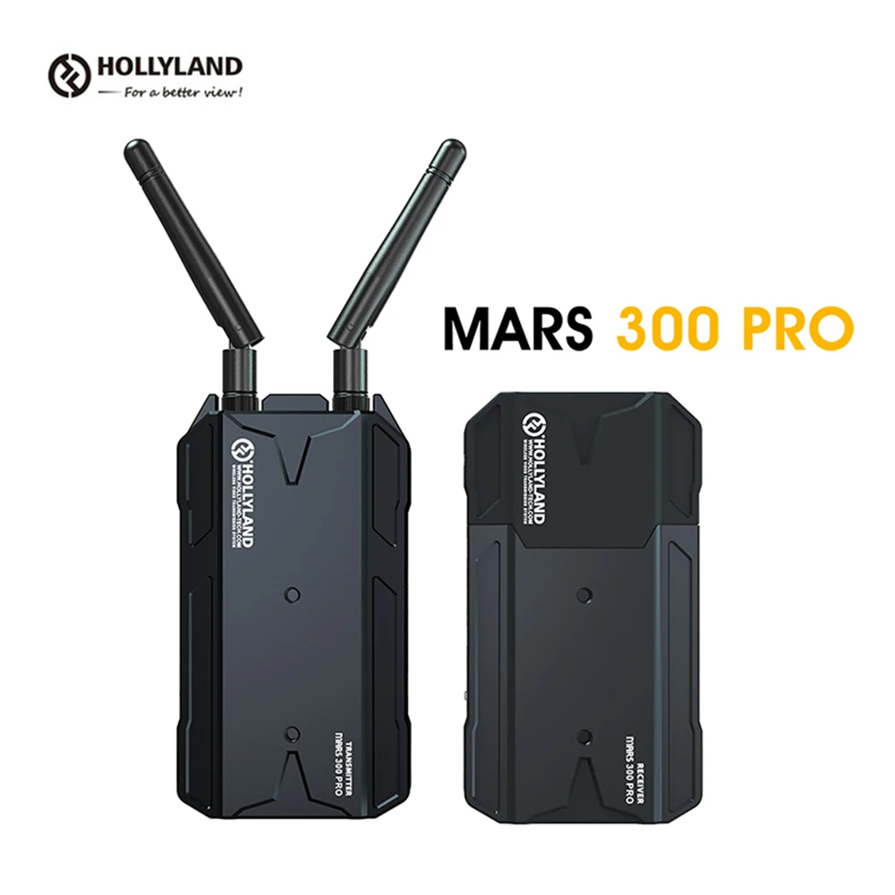 Hollyland Mars 300 PRO HD Video Image Wireless Transmission MAR S Enhanced Transmitter Receiver 1080P for DSLR Camera Phone