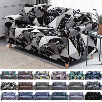 

Elastic Stretch Sofa Cover for Living Room Geometric Lines Couch Case for Loveseat Chair L-Style Sofa Case 1/2/3/4 Seat