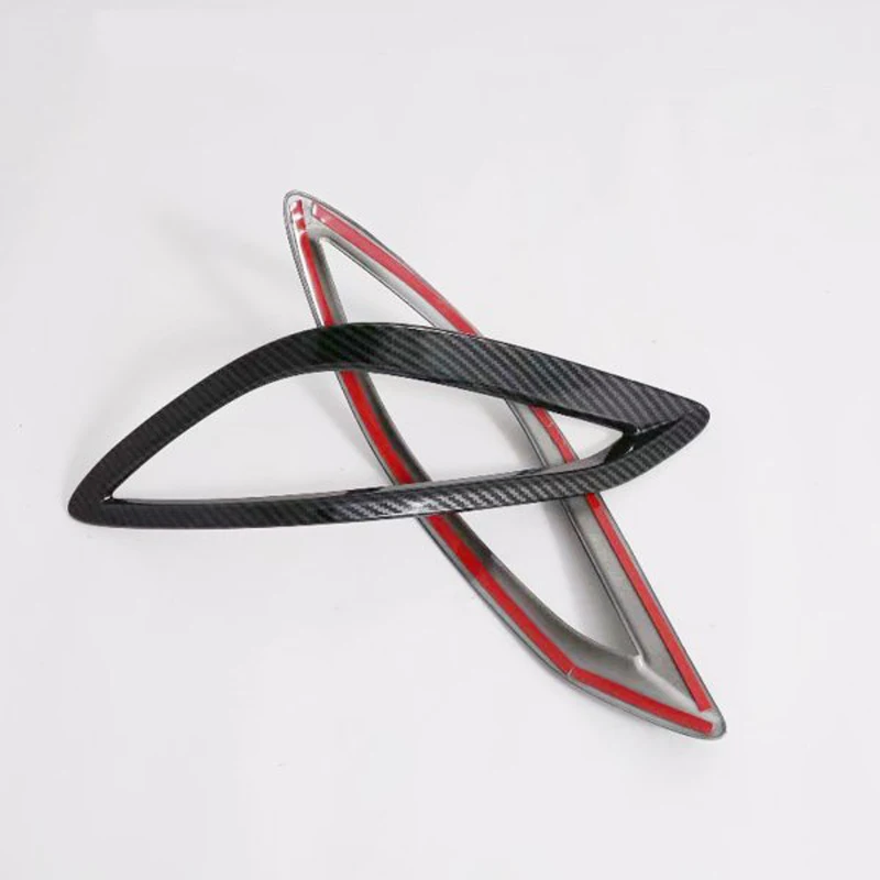 For-Toyota-Rush-2018-2019-2020-Chrome-Trim-Carbon-Fiber-Rear-Reflector-Fog-Light-Lamp-Cover (4)