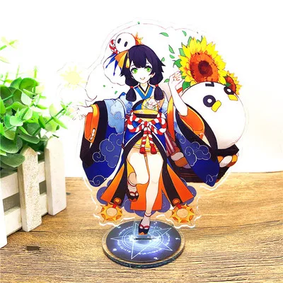 9 Игра Onmyoji брелок onikiri Ootengu aoandou Momo Ibaraki douji милый забавный мультфильм акриловый ключ chian модные персонализированные ювелирные изделия - Цвет: 9