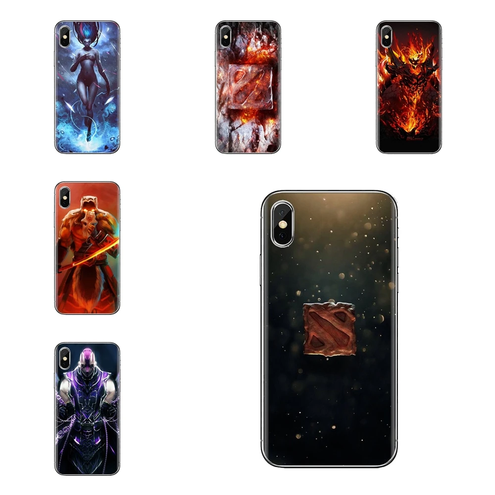 For Xiaomi Redmi 4A S2 Note 3 3S 4 4X 5 Plus 6 7 6A Pro Pocophone F1 axe pudge SK SG Wraith NS Dota 2 Logo Silicone Shell Covers |