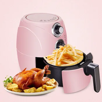 

Air Deep-Fried Pot 2.5L Household Oil-Free Electric Deep-Fried Pot Automatic Multi-Function Chips Machine Red