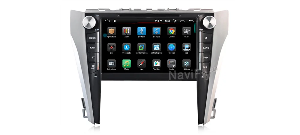NaviFly 2G+ 16G Android 9,0 9 дюймов Автомобильный dvd-плеер радио для TOYOTA CAMRY Автомобильный мультимедийный gps-навигатор с wifi Bluetooth