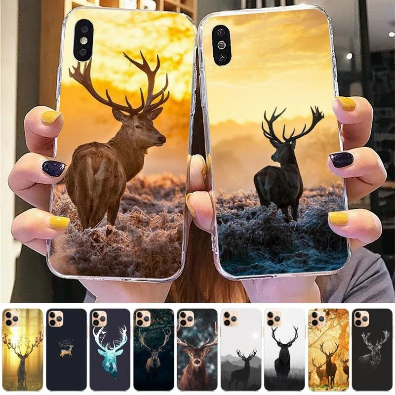 Deer Hunting Camo Phone Case for iPhone 11 12 13 mini pro XS MAX 8 7 6 6S Plus X 5S SE 2020 XR case iphone 13 pro phone case