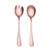 Spklifey Gold Salad Spoons Набор Ложек Из Нержавеющей Стали 2 ШТ Столовые приборы Золотой Набор Уникальная Золотая Десертная Ложка Ettuce Столовые Приборы