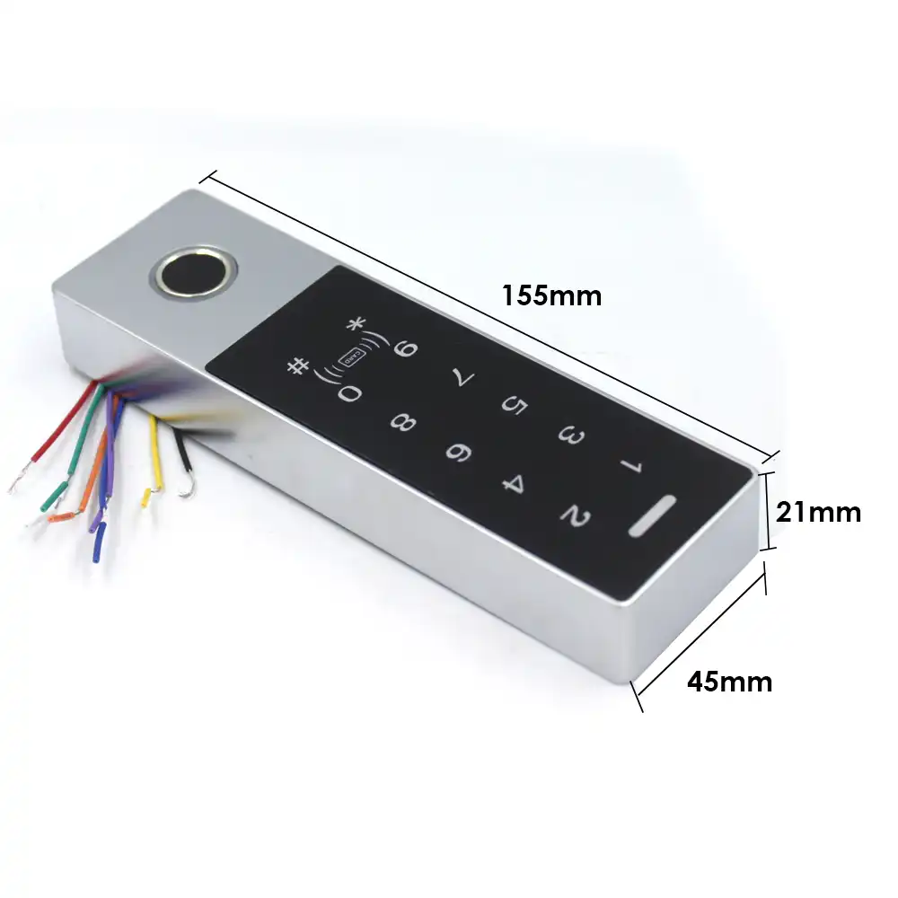 Home Metal Fingerprint Access Control Machine Access Control System Door Entry Password Fingerprint IP66 Waterproof Backlight Machine