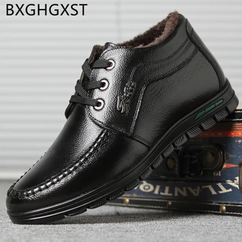 

winter boots men luxury shoes snow boots men casual shoes men boots genuine leather designer shoes обувь мужская botas hombre