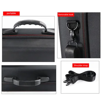 

VR Glasses Storage Bag Portable Carrying Box Hard Protective Case Shockproof Travel Spectacle Controllers Black For Oculus Quest