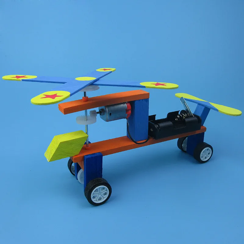 

DIY Science And Technology for Making Material Electric Helicopter Handmade Small Assembled Invention Science Experiment Gear Ph