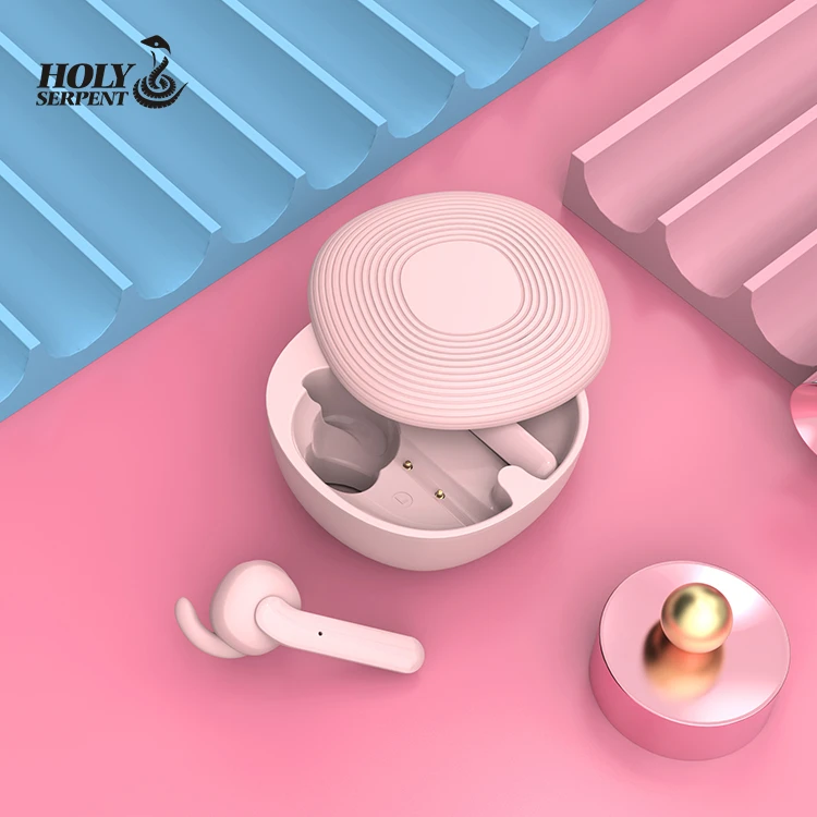 

Holy serpent T3 wireless bluetooth headset sports cute men and women | 360 degree turn | Bluetooth 5.0 headset waterproof