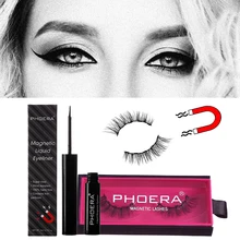 PHOERA Магнитная подводка для глаз, магнитные ресницы, быстро сохнет, легко носить, стойкая жидкая подводка для глаз, водостойкая, влагостойкая