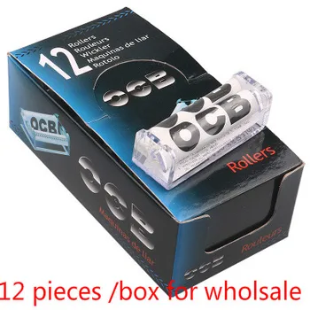 

12pieces Plastic Tobacco Roller Cigarette Rolling Machine Manual Wrapping Paper King Rouleurs Wicker Hand Made 78mm Herb Maker