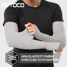 1 пара, Ультралегкая ткань для льда, теплые Рукава, для летних видов спорта, защита от ультрафиолета, для бега, баскетбола, волейбола, велоспорта, мужчин