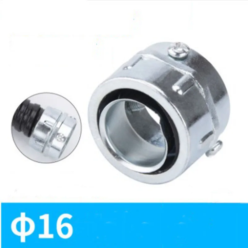 

Plastic-coated metal hose ferrule connector three-column snake skin tube DKJ