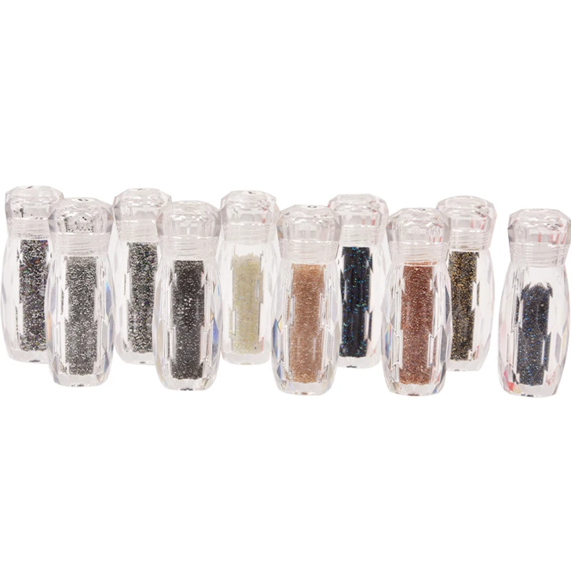 10ml Box Nail Art Bead Rhinestone Multi Color Micro Beads Marbles Crystal Design Stone Nail Decor 2
